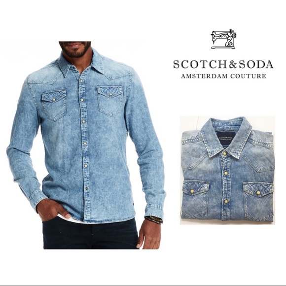 scotch and soda denim shirt